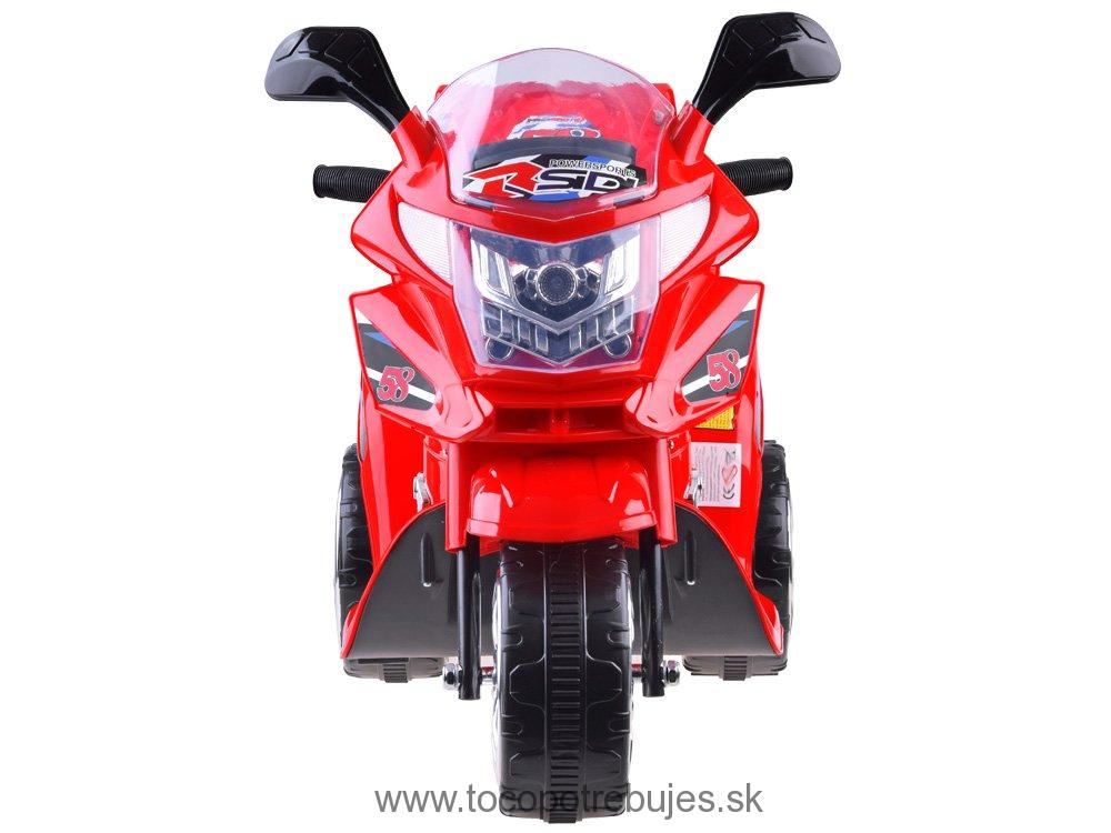 Joko Elektrická Motorka Lights, osvetlené kolesá, USB vstup, Čierna