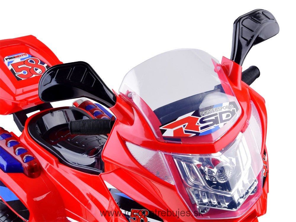 Joko Elektrická Motorka Lights, osvetlené kolesá, USB vstup, Čierna
