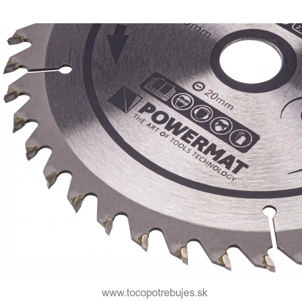 Kotúč na drevo TDD-160x20x24Z - POWERMAT PM0878