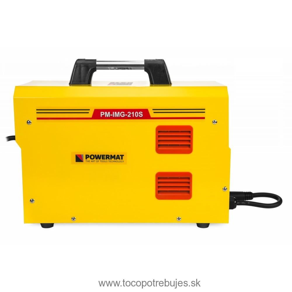 Powermat PM-IMG-210S Zvárzvárací invertor 210A MIG/ MAG/MMA + SADA