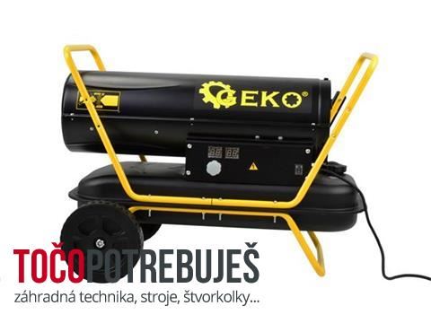 Geko G80420 naftový ohrievač vzduchu, ohrievač s termostatom 25kW