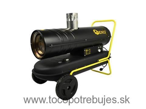 Geko G80426 Olejový ohrievač vzduchu, ohrievač s vypúšťaním spalín 40kW