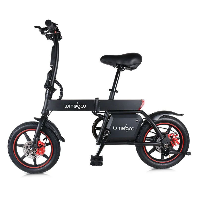Elektrický bicykel, Windgoo B20 250W čierna, 2021  výstavný kus 10km