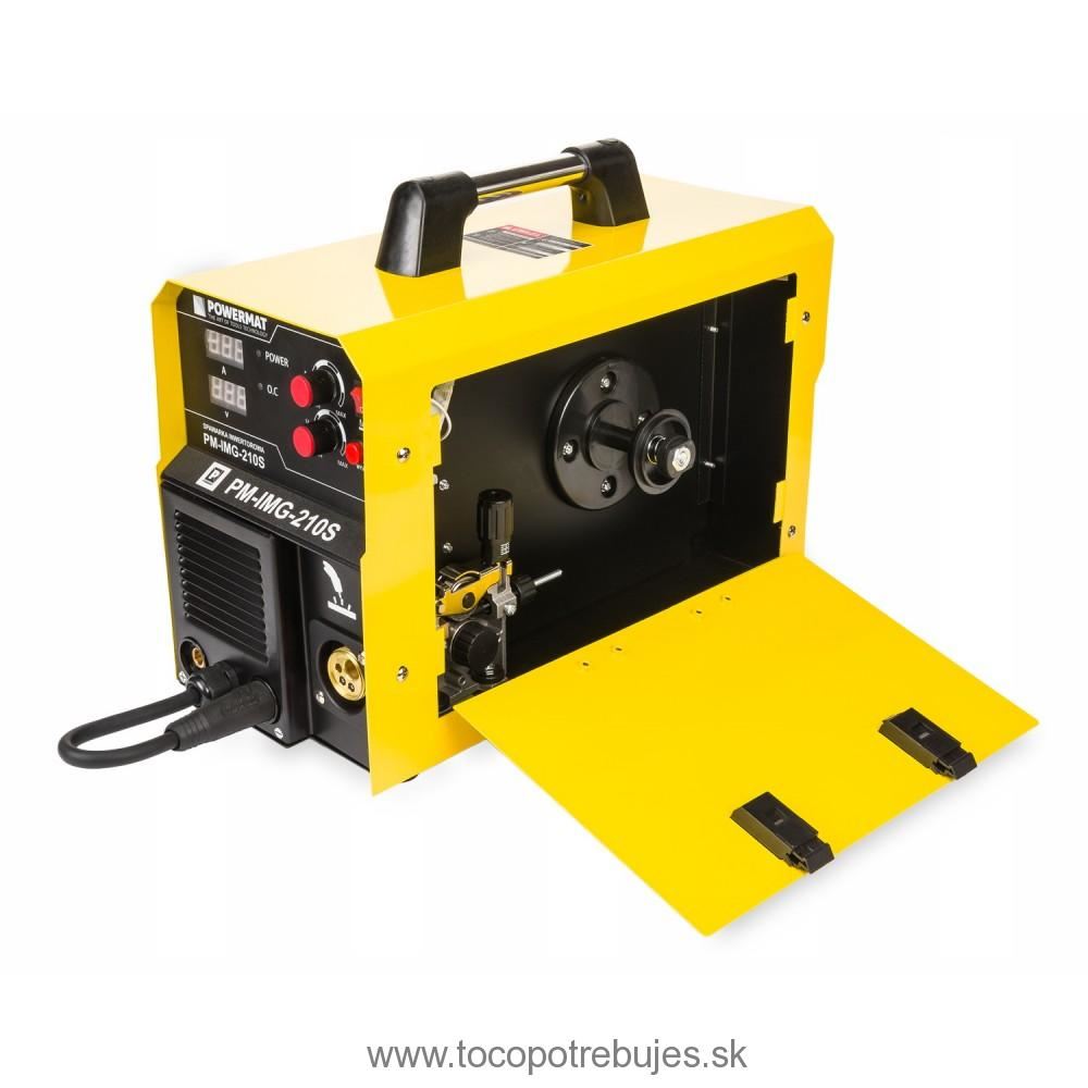 Powermat PM-IMG-210S Zvárzvárací invertor 210A MIG/ MAG/MMA + SADA