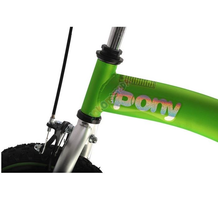 Odrážací a klasický bicykel 12" , Pony 6v1 + Maskot , modrý