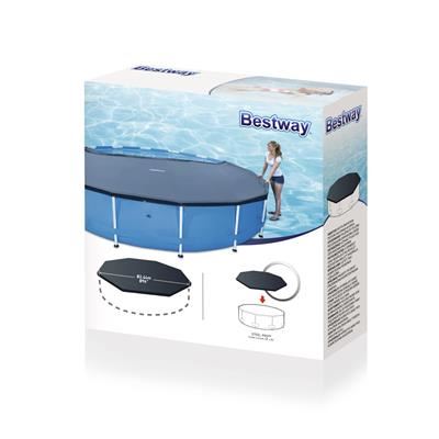 BESTWAY 58301 Krycia plachta na bazén s konštrukciou 2,44 m