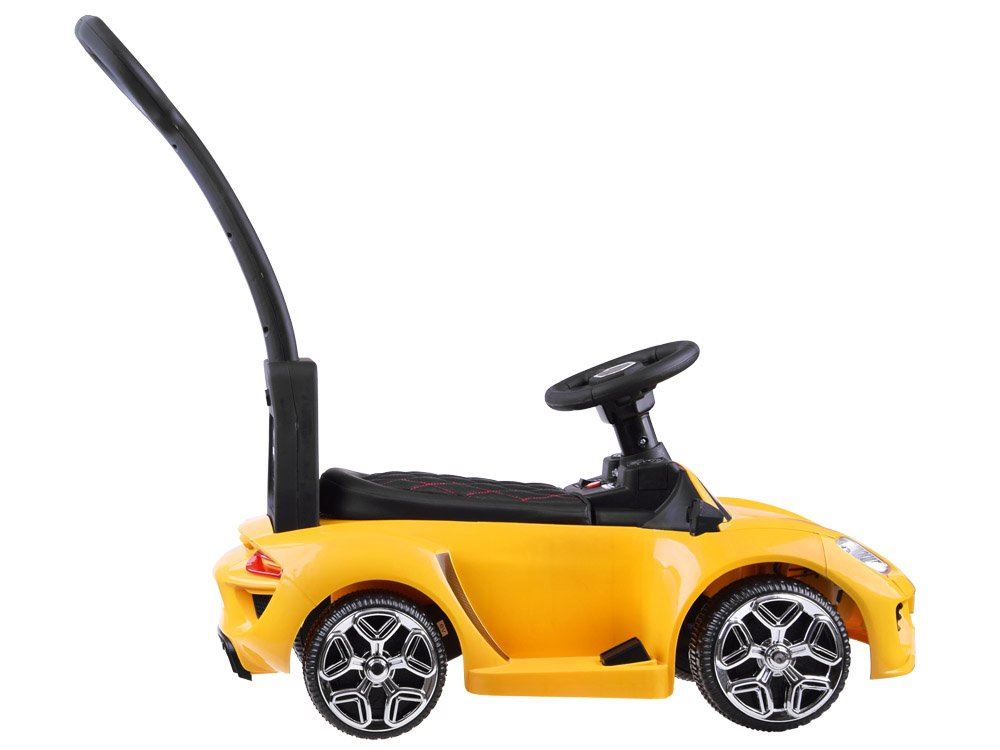 Joko Elektrické autíčko, odrážadlo 3v1, kožené sedadlo, červená