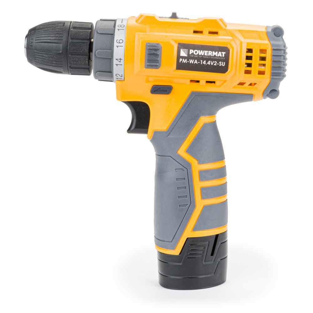 Aku vŕtací skrutkovač 14.4V PM-WA-14.4V2-SU - POWERMAT