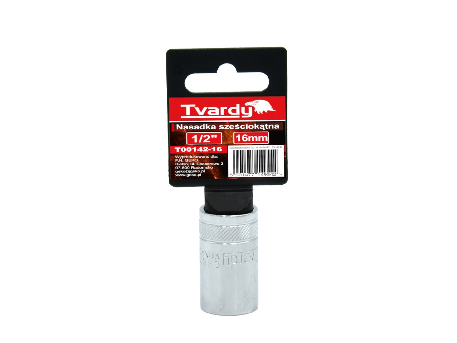 Nástrčková hlavica 1/2" 16 mm - Tvardy T00142-16