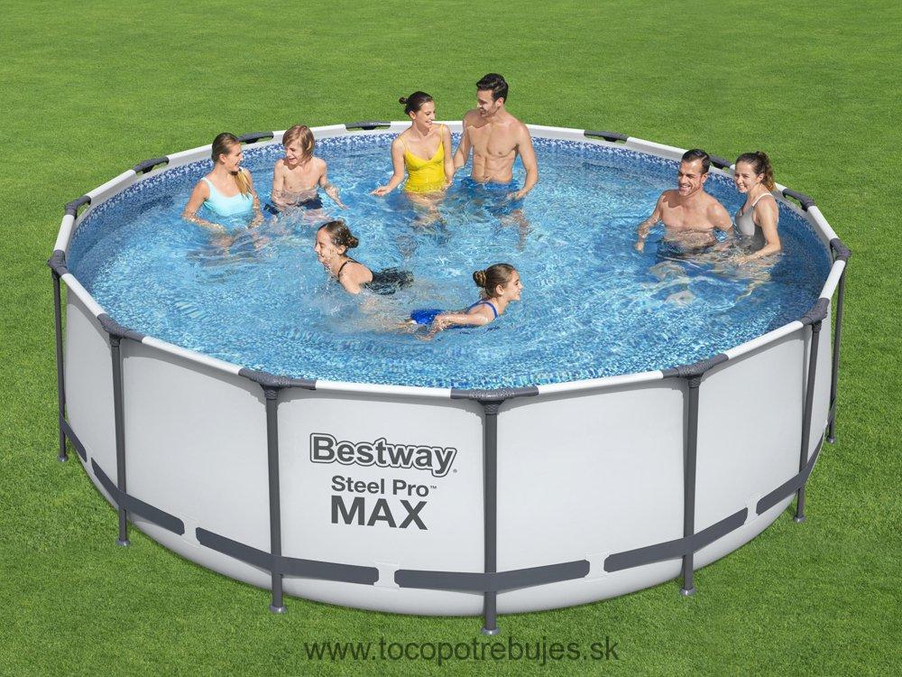 Bestway 56438 bazén, 457 x 122 cm, kartušová filtrácia