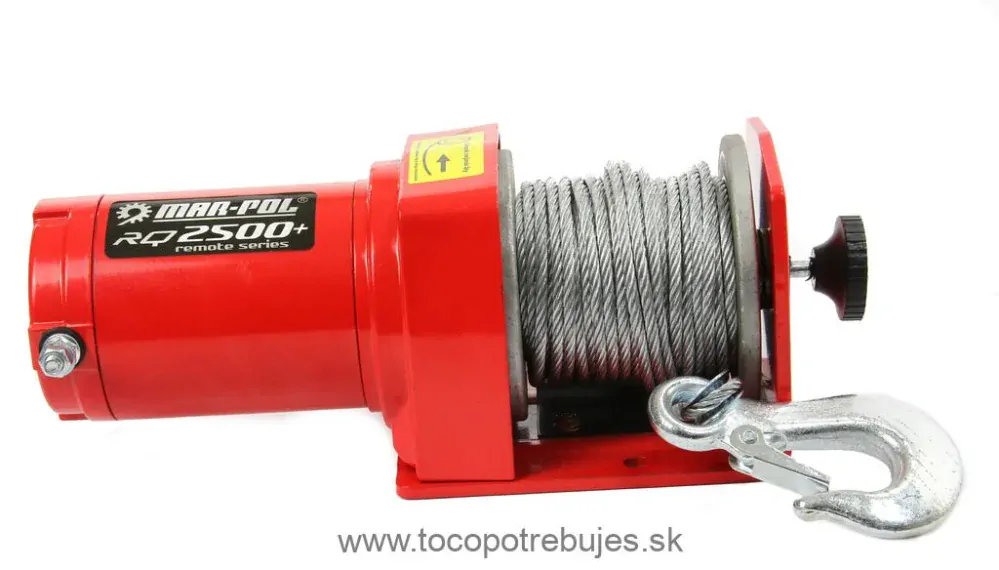 Elektrický navijak RQ 2500 + manuálne a diaľkové ovládanie M80762 MAR-POL