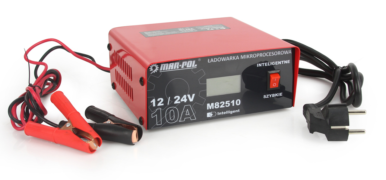 Mikroprocesorová nabíjačka 12V / 24V 10A - MAR-POL M82510