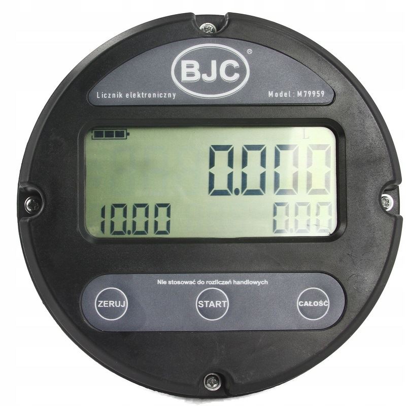 Elektronický prietokomer paliva, LCD displej - BJC M79959