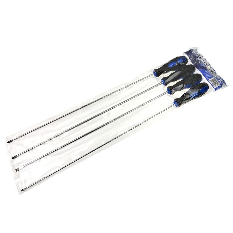 Skrutkovače dlhé 450mm 4ks - GEKO G30588