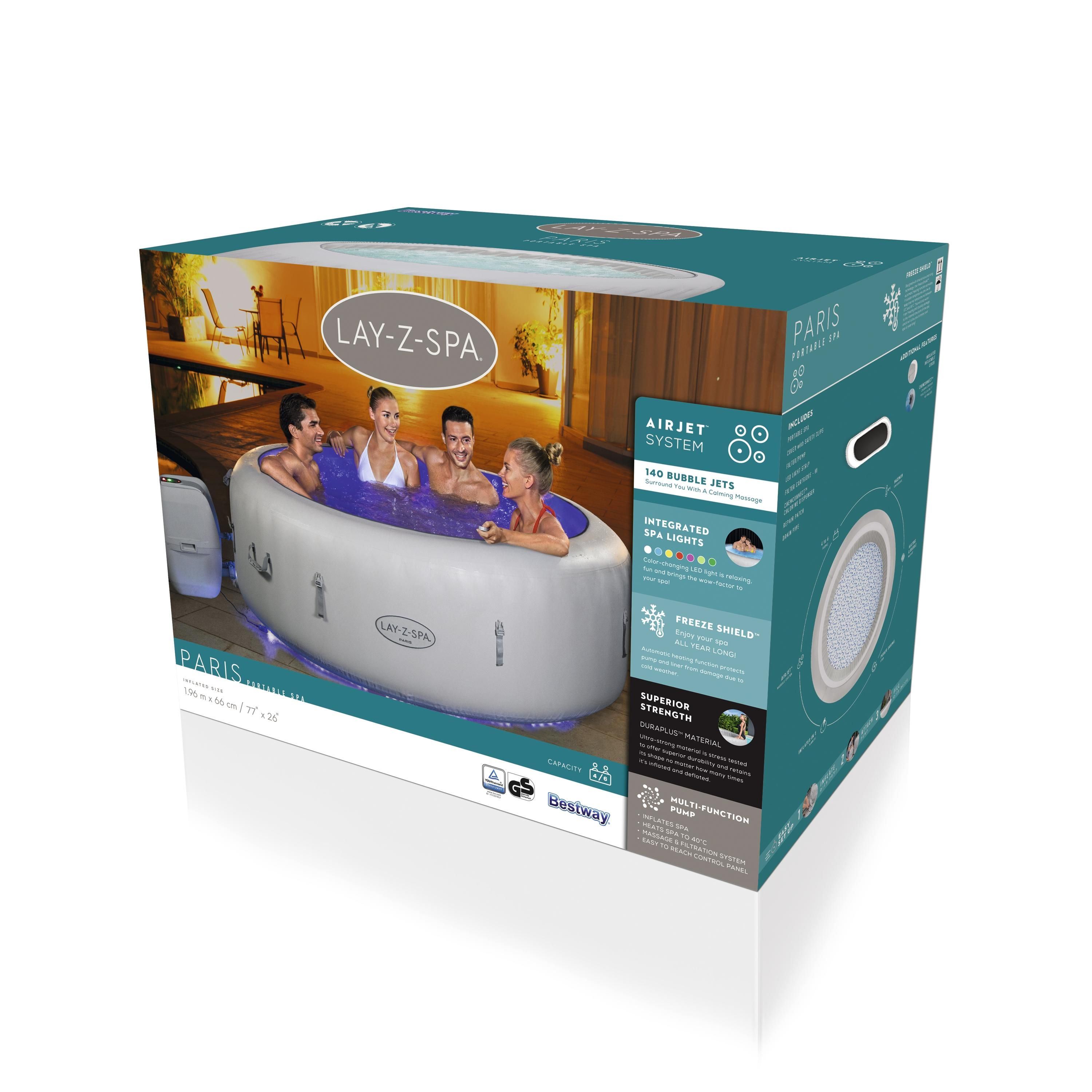 Bestway 60013 Lay-Z Spa Paris