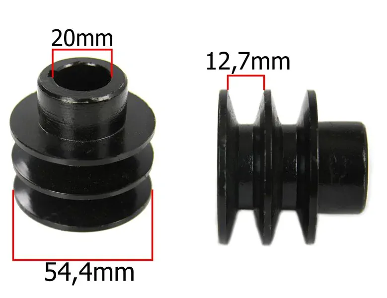 Koleso na klinovy remen na motor 7hp - MAR-POL M79483