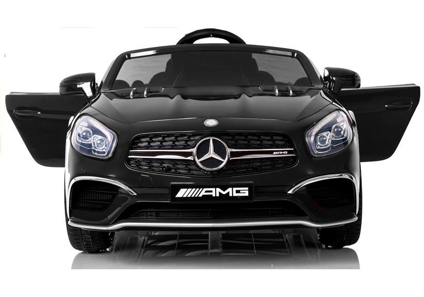 LeanToys Elektrické autíčko L7287  Mercedes SL65, čierne lakované