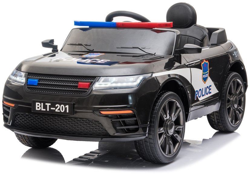 LeanToys elektrické policajné autíčko L7632, čierne