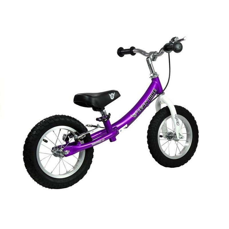 LeanToys Odrážadlo Carlo 12" fialové l2618
