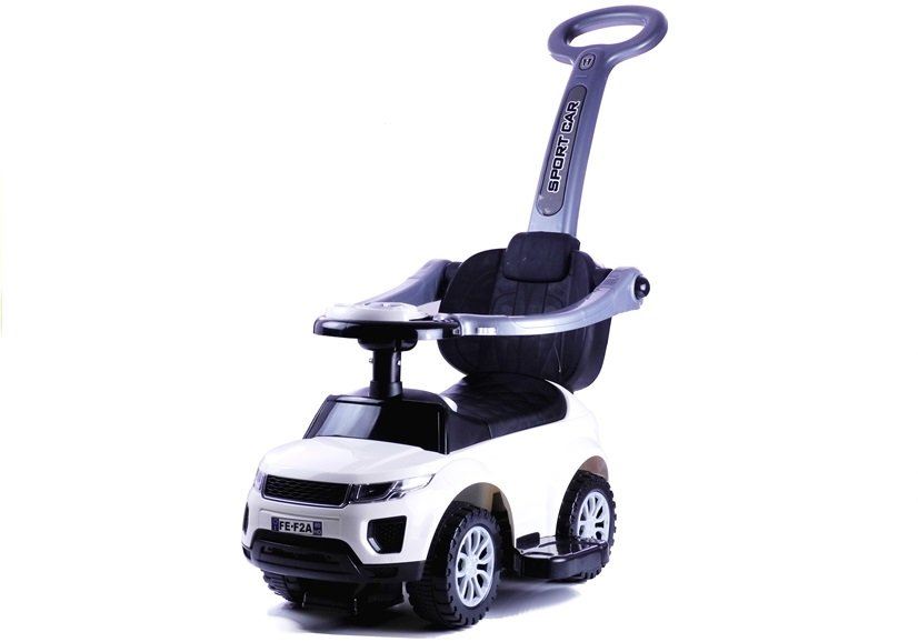 LeanToys Detské odrážadlo s chodítkom 614W - biele