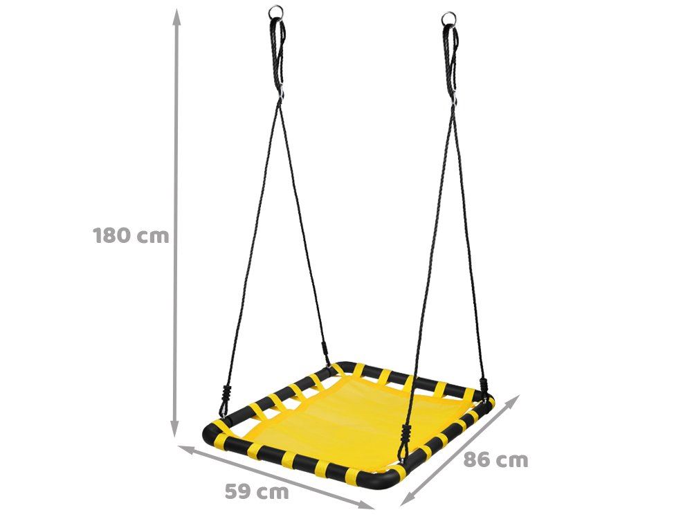SkyFlyer Hojdačka Bocianie Hniezdo 102 x 75 cm, nosnsoť 150kg, žltá