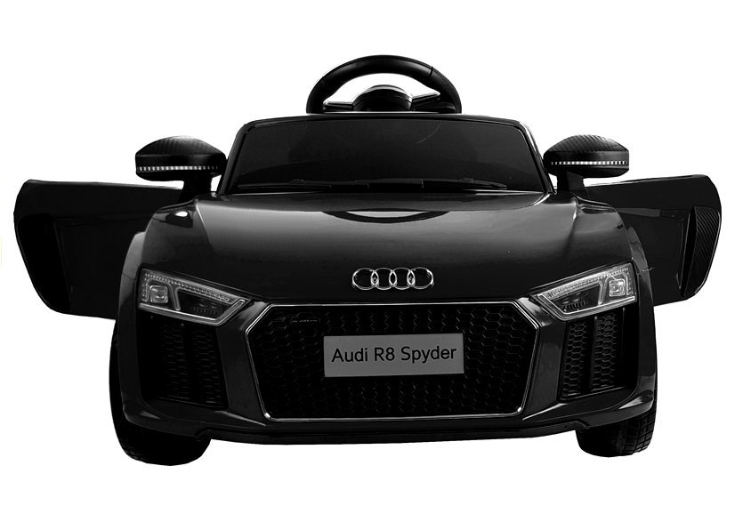 LeanToys Elektrické autíčko Audi R8, 2x45W motor, čierna