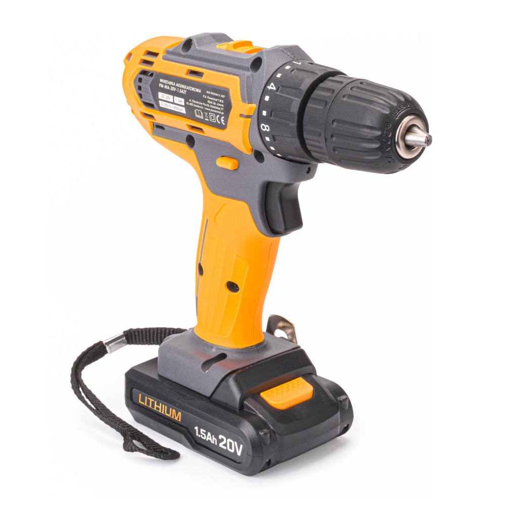 Aku skrutkovač 20V 2×1.5Ah 28ks - POWERMAT PM-WA-20V-1.5AZT