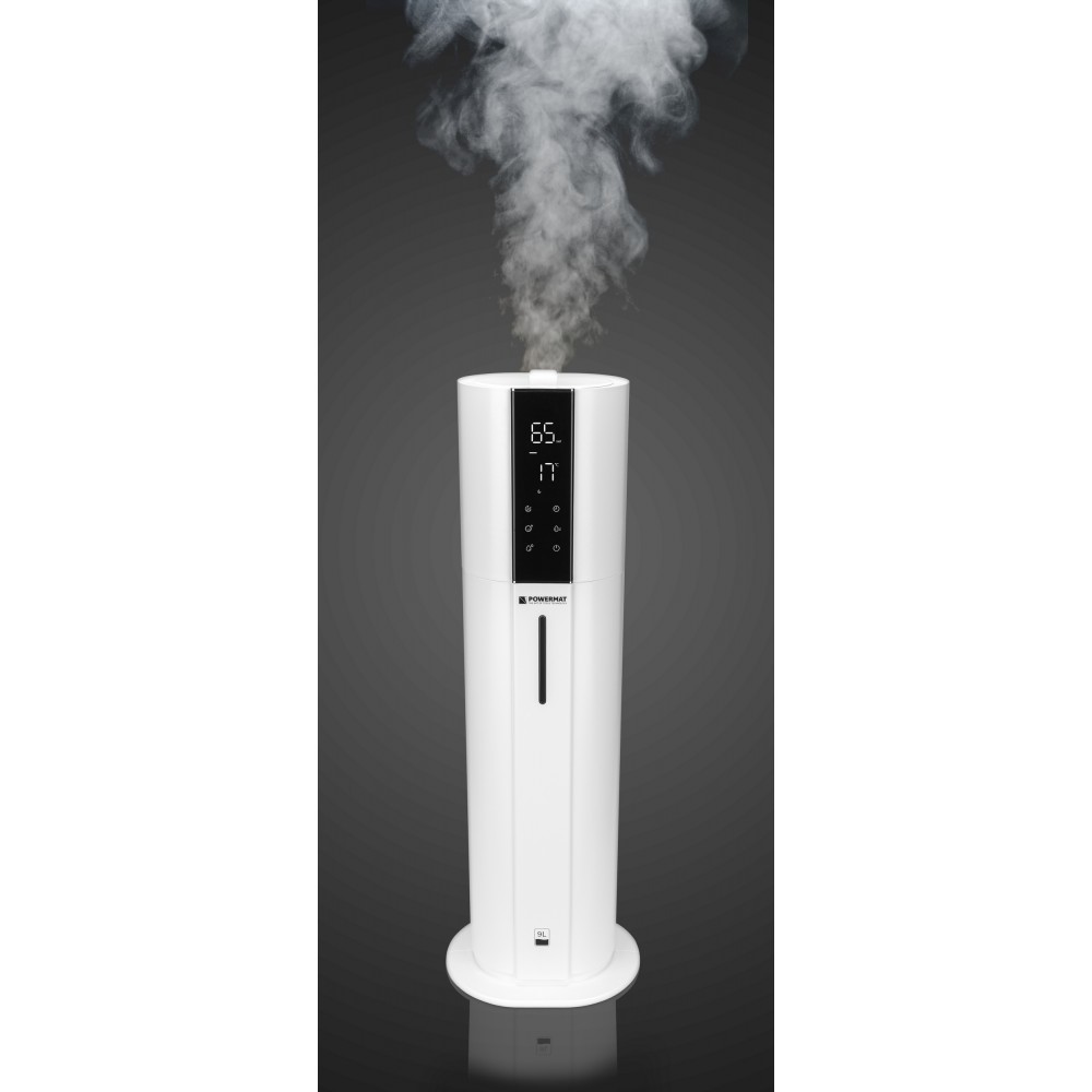 Ultrazvukový zvlhčovač vzduchu 28W 9L - POWERMAT PM-NPO-9W