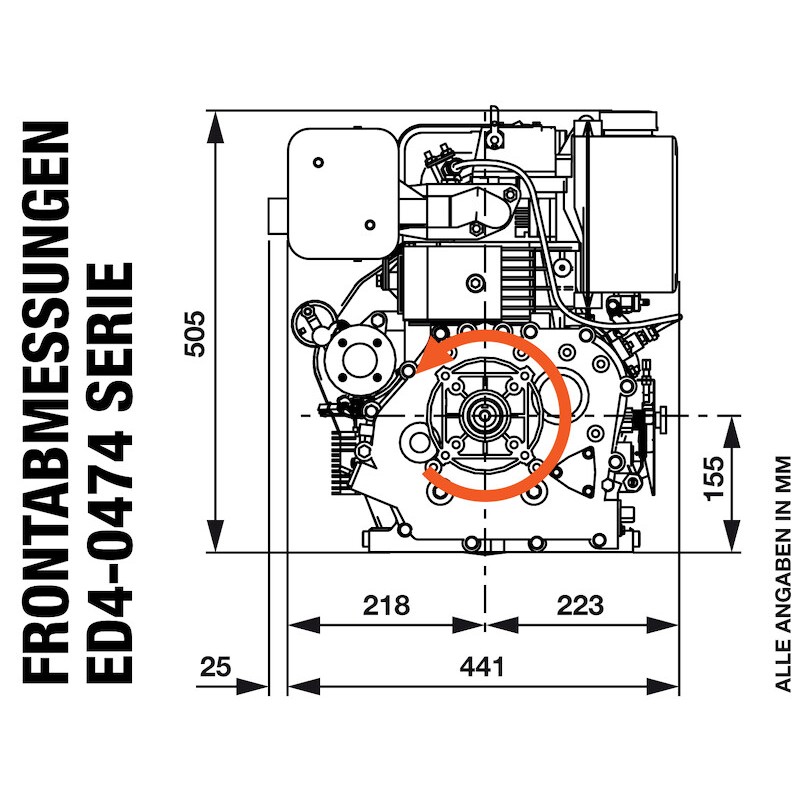 Rotek dieselový motor ED4-0474-5HE-FG1C