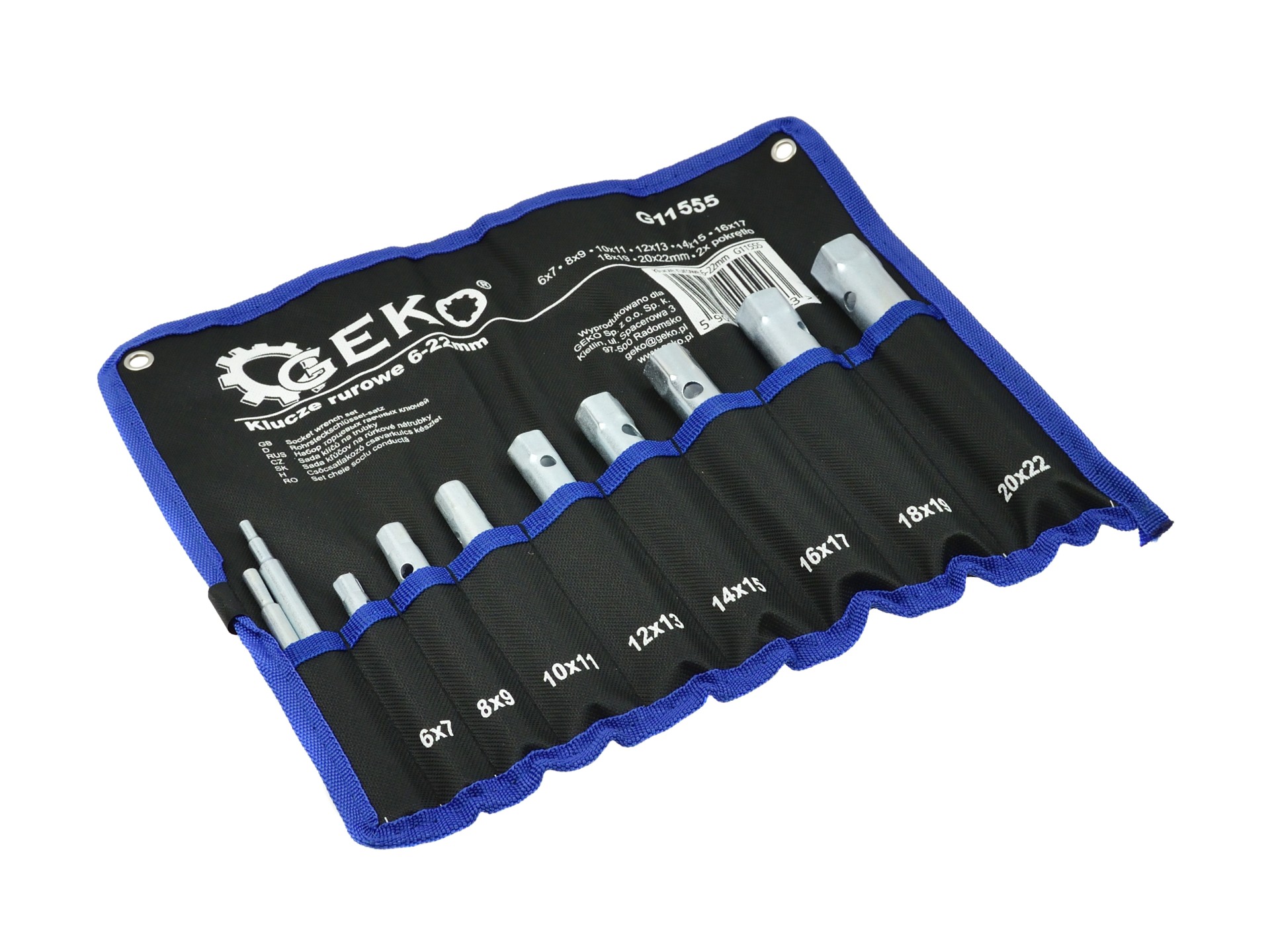 Trubkové kľúče 6-22mm G11555