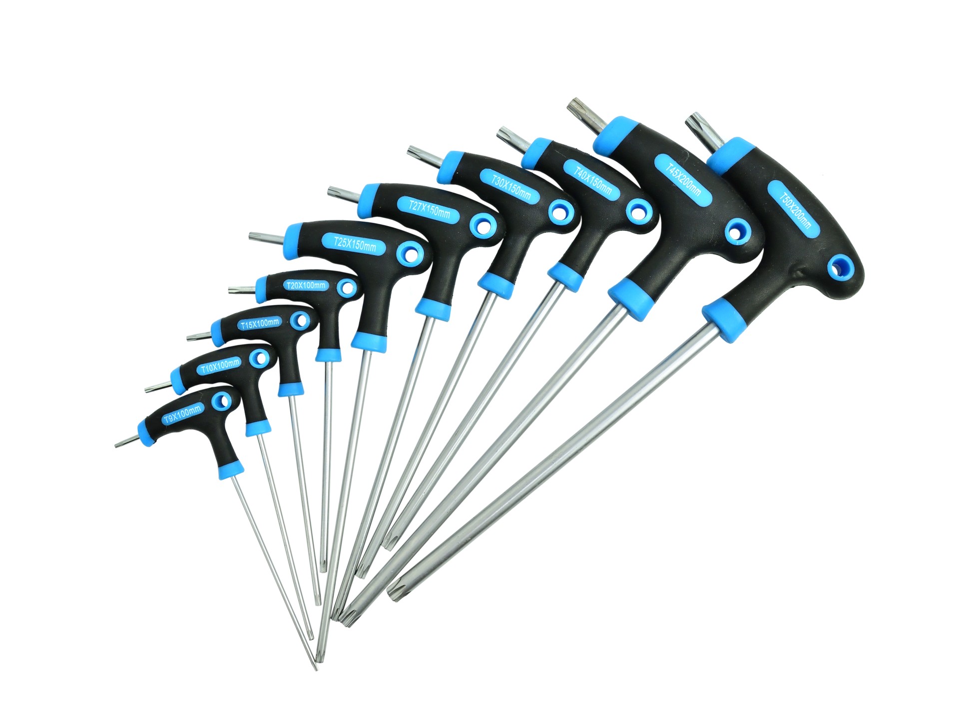 Sada torx skrutkovačov typ T T9-T50 10 ks. - GEKO G30591