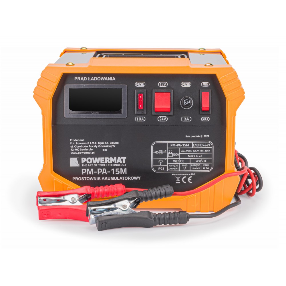 Nabíjačka batérií 9A 12 / 24V PM-PA-15M - POWERMAT