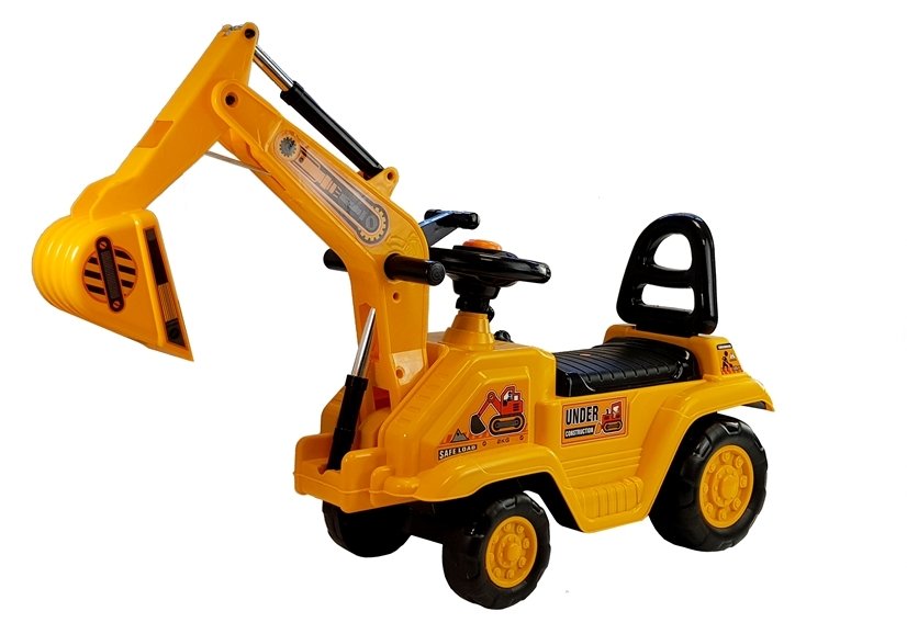 LeanToys Rýpadlo s pohyblivým ramenom, žltá