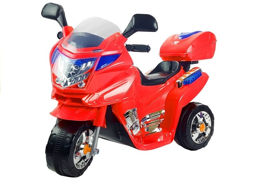 LeanToys Elektrická motorka HC8051, červená