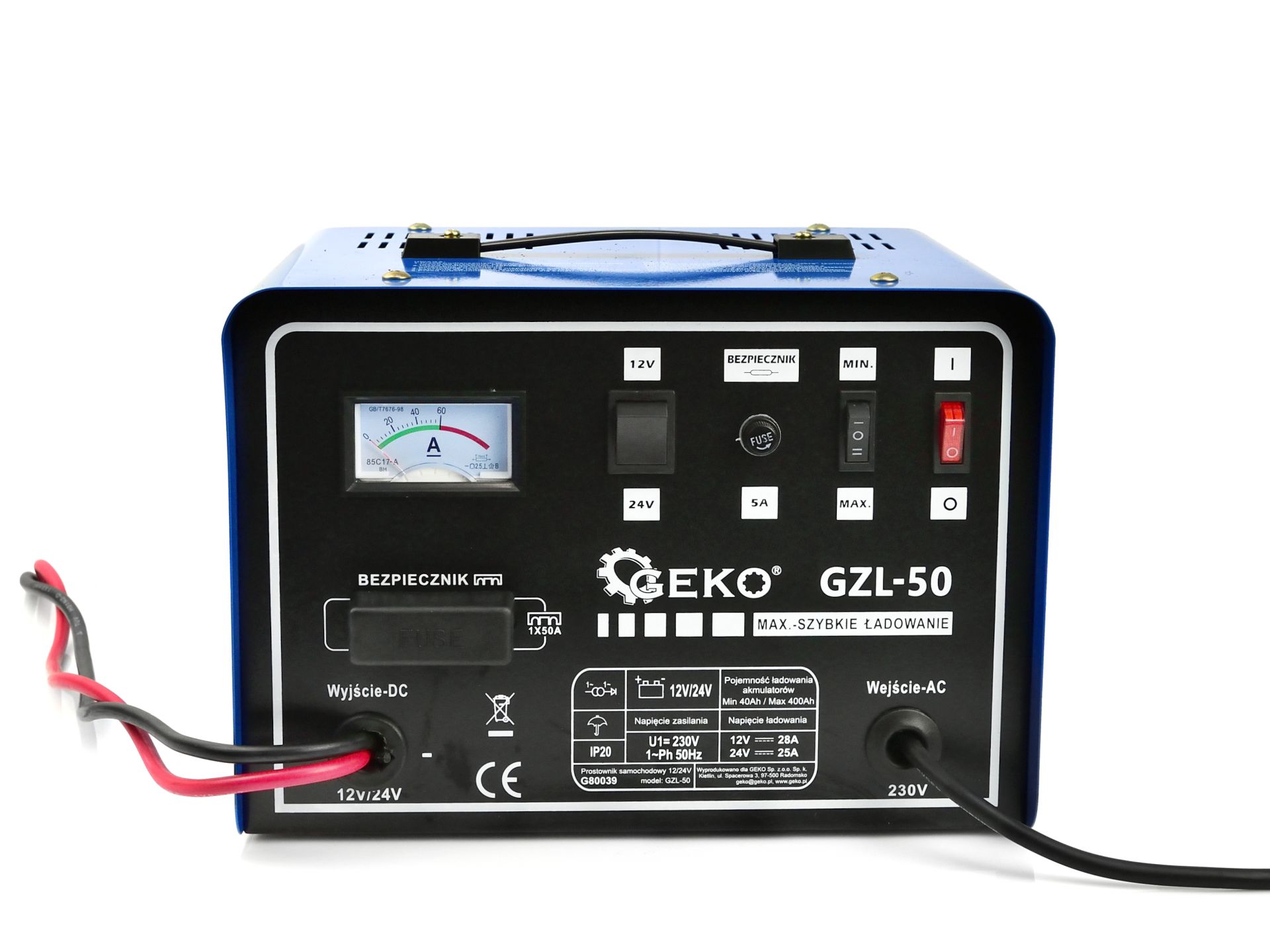 Autonabíjačka 12/24V GZL-50 - GEKO G80039