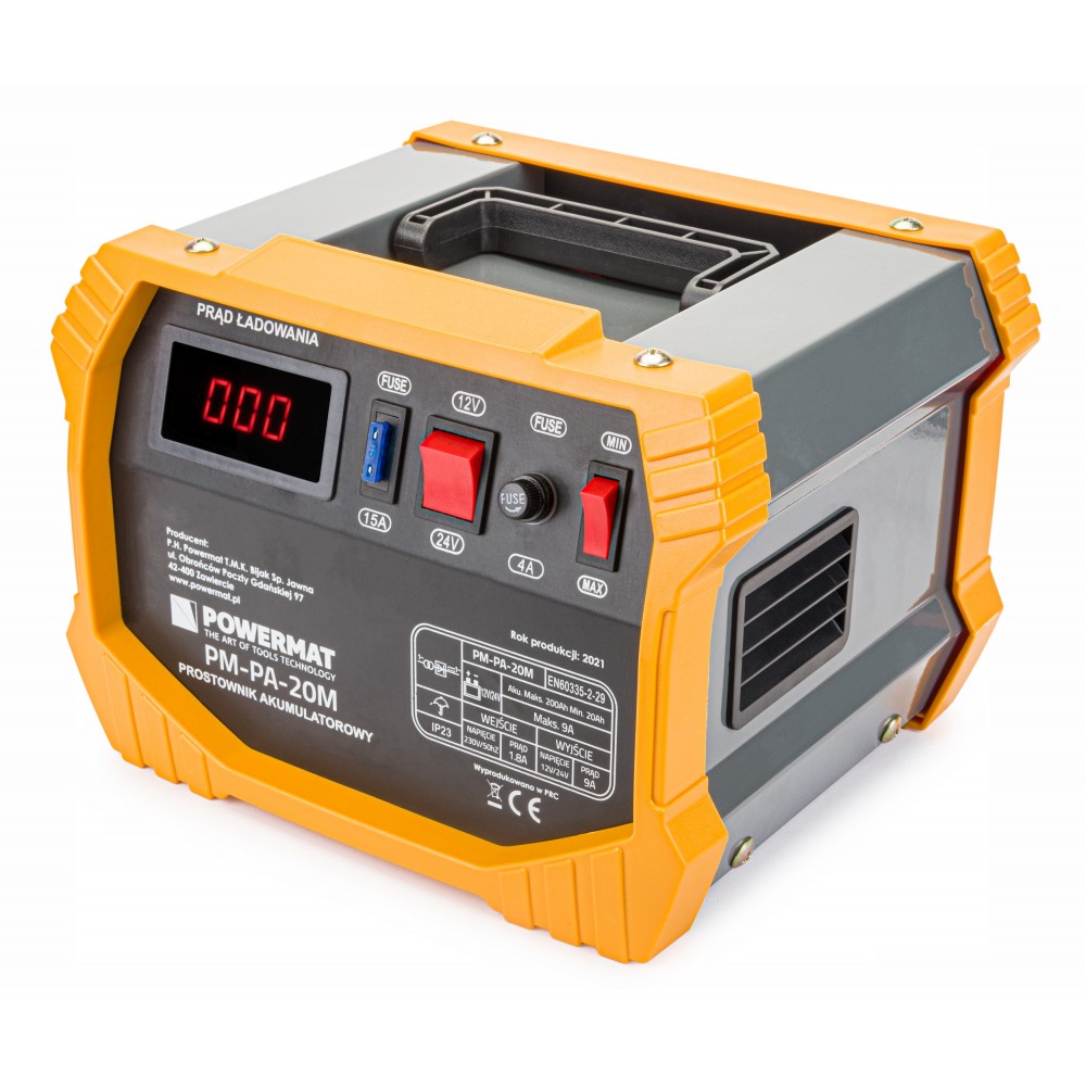 Nabíjačka batérií 18A 12 / 24V PM-PA-20M - POWERMAT