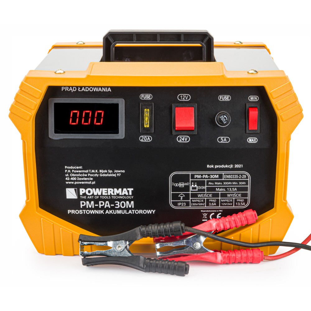 Nabíjačka batérií 30A 12 / 24V PM-PA-30M - POWERMAT