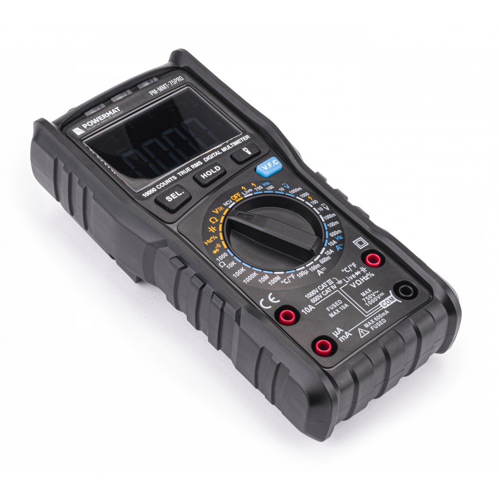 Digitálny multimeter LCD + LED svetlo PM-MMT-75PRO - POWERMAT