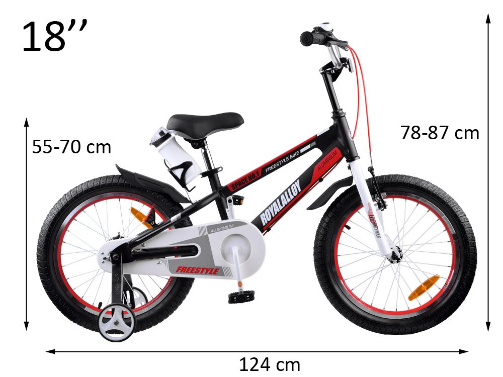 Royal Baby Detský bicykel Space 18" čierny