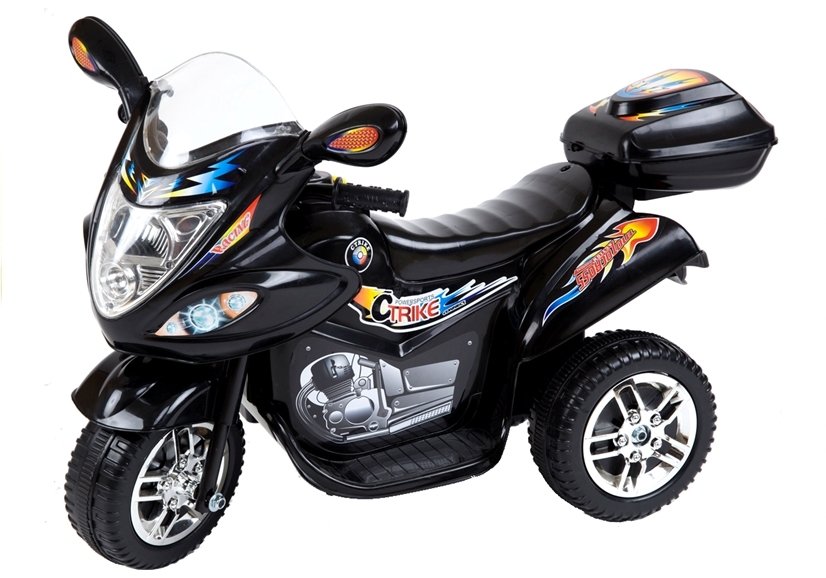 LeanToys Elektrická motorka BJX-88 - čierna