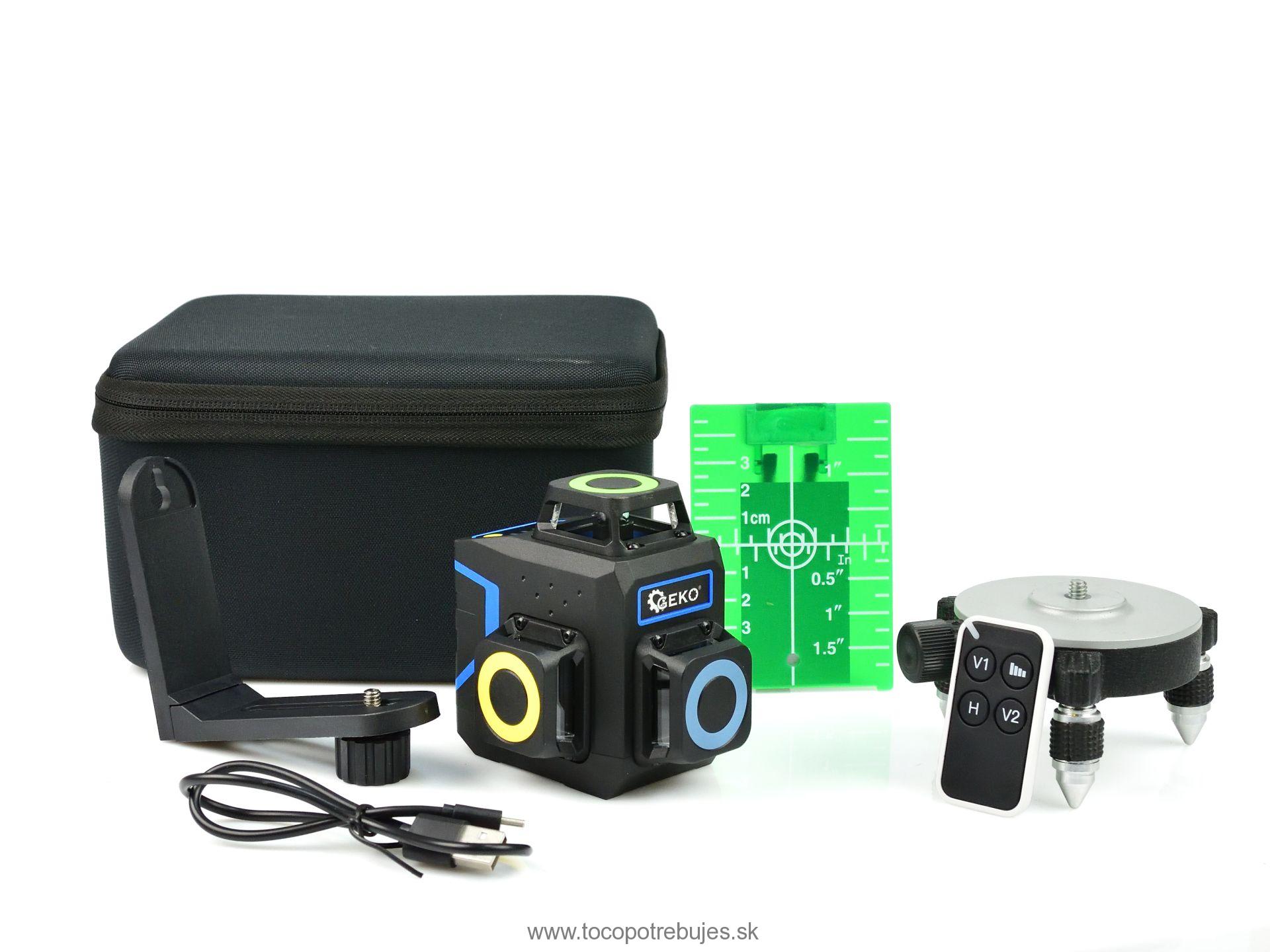 Laserova vodováha 3D 360° - GEKO G03308