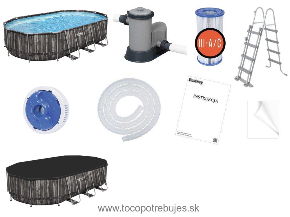 Bestway  Power Steel 610x366x122 cm 5611R
