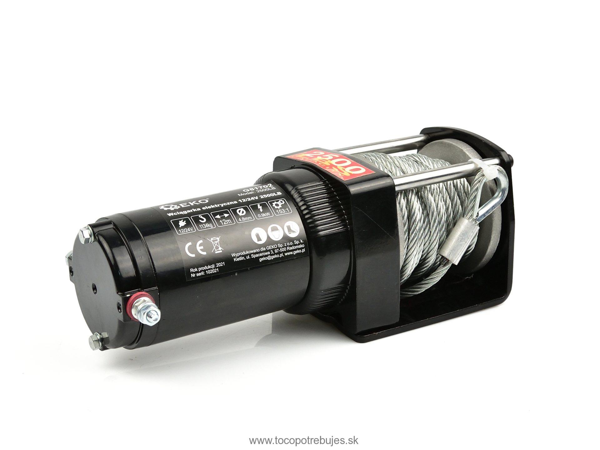 Elektrický navijak 12V 1134 Kg (2500LB) - GEKO G81702