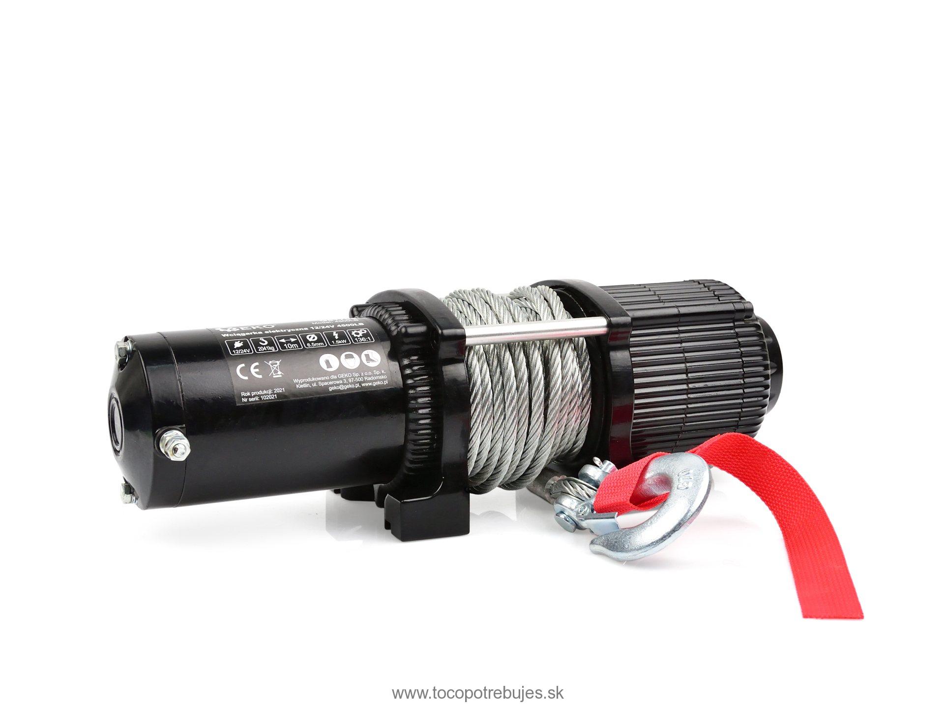 Elektrický navijak 12V 2041 Kg (4500LB) - GEKO G81705