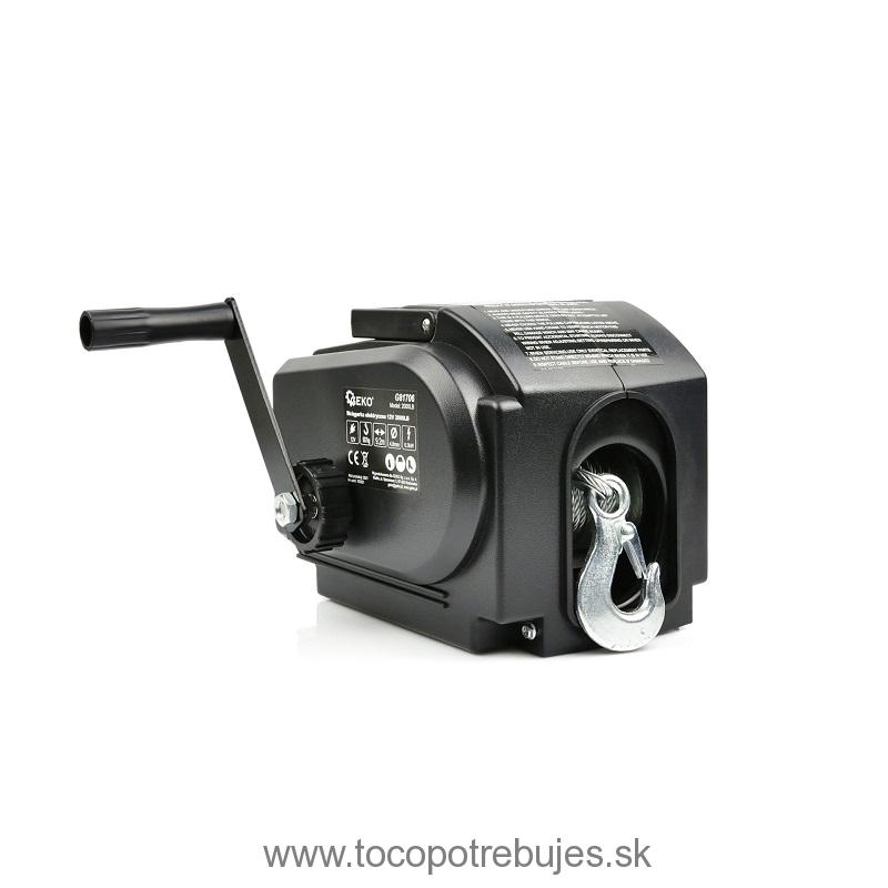 Prenosný navijak 12V 907 Kg (2000LB) - GEKO G81706