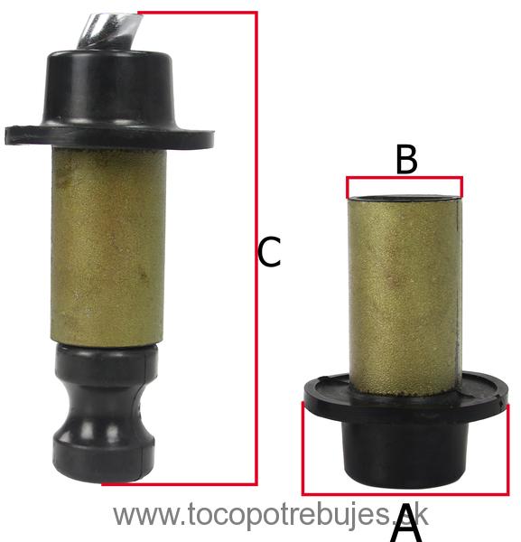 Rotor + stator pre čerpadlo do vrtu - 0,75; L=140mm - MAR-POL M79913-01