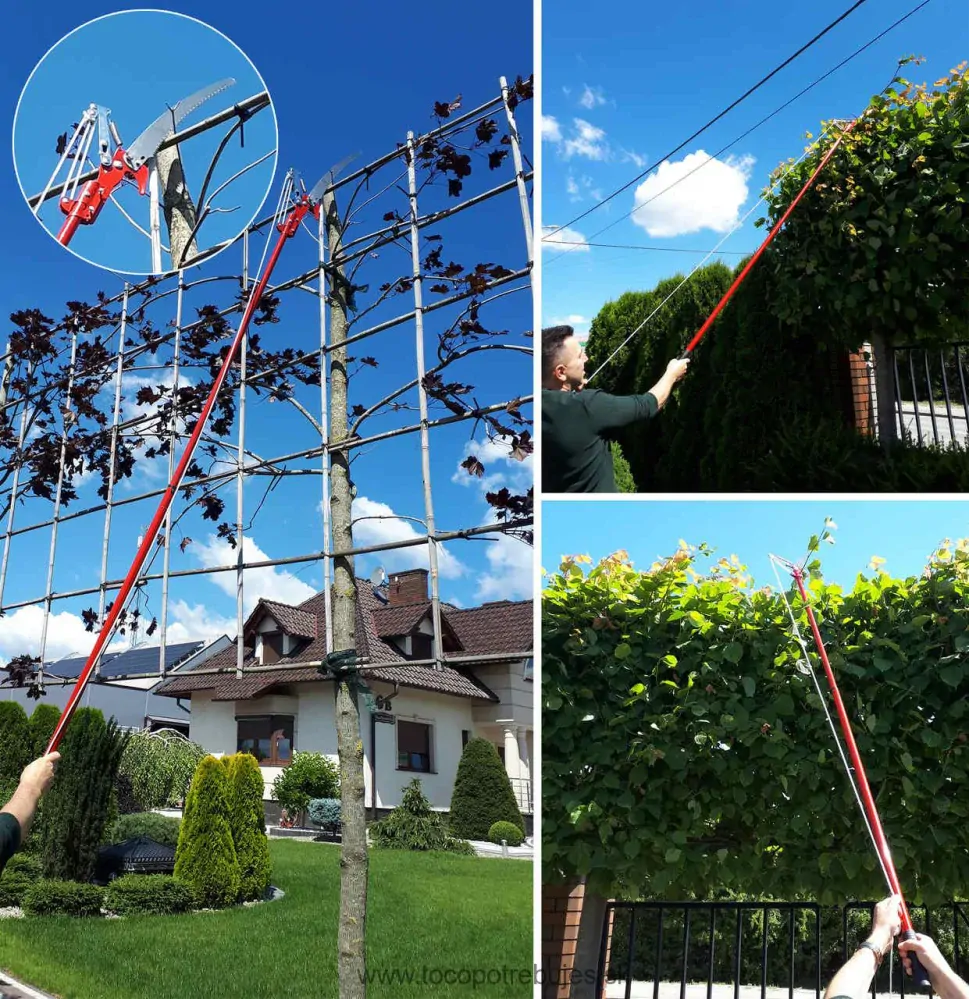 Teleskopická pílka a nožnice na konáre 275cm - MAR-POL M82980