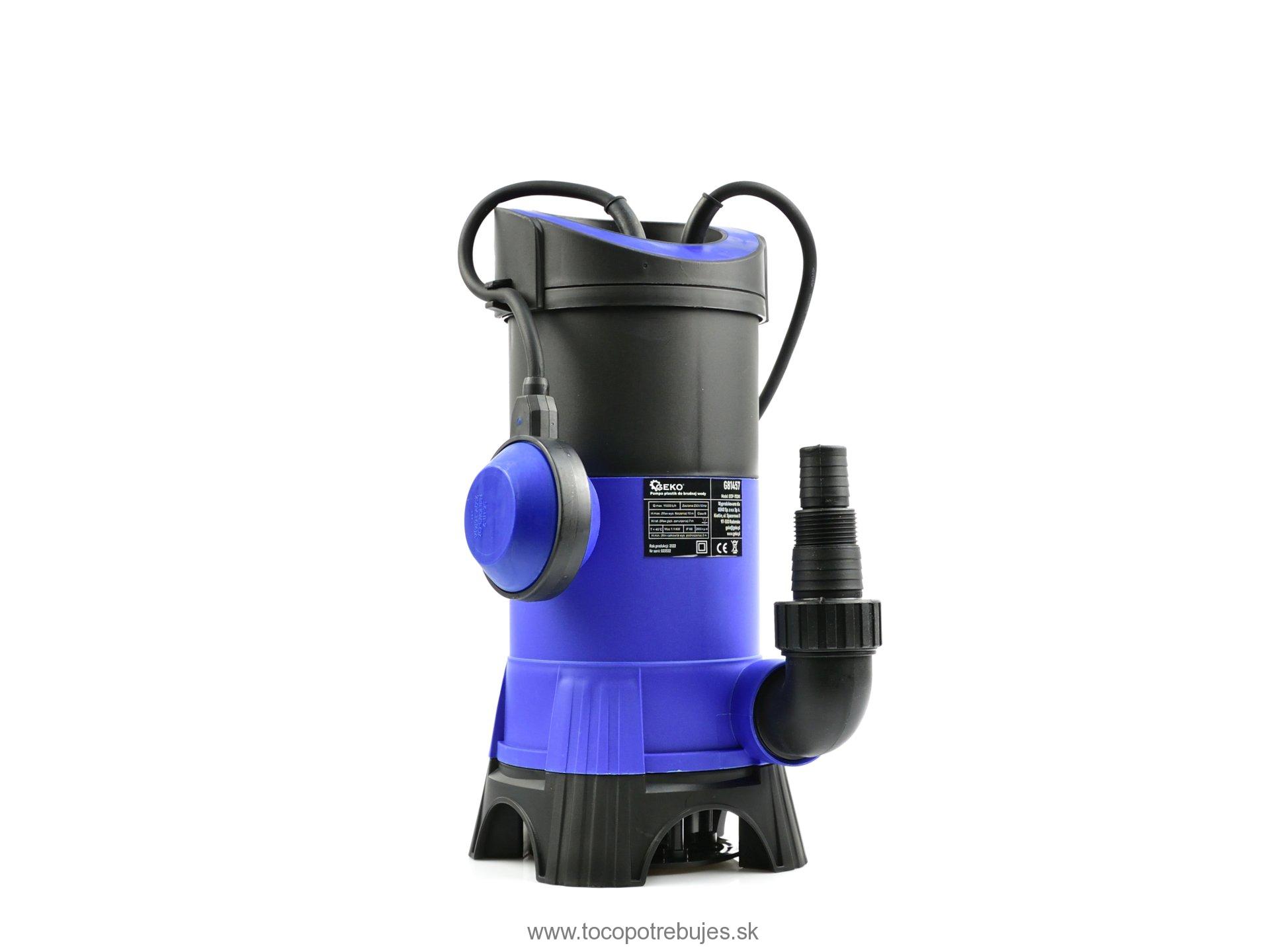 Ponorné kalové čerpadlo 1100W - GEKO G81457