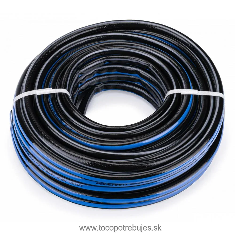 Záhradná hadica 1/2″ 30m 4-vrstvová GARDEN PREMIUM - POWERMAT PM1155