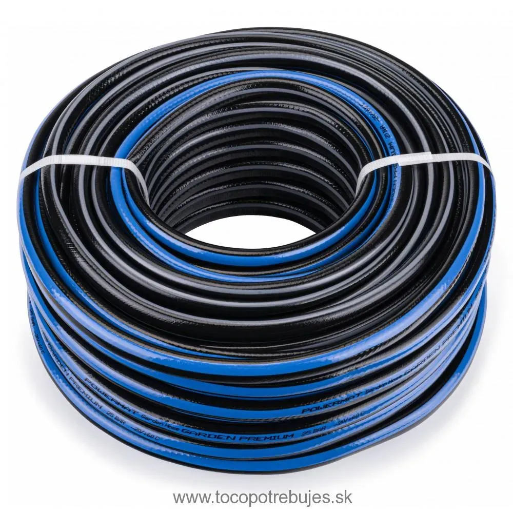 Záhradná hadica 1/2″ 50m 4-vrstvová GARDEN PREMIUM - POWERMAT PM1156